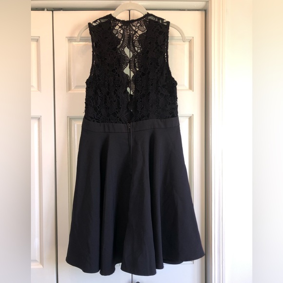 Charlotte Russe, black, L, lace bodice and skater style skirt - Picture 2 of 10